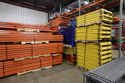 Pallet rack components and accessories