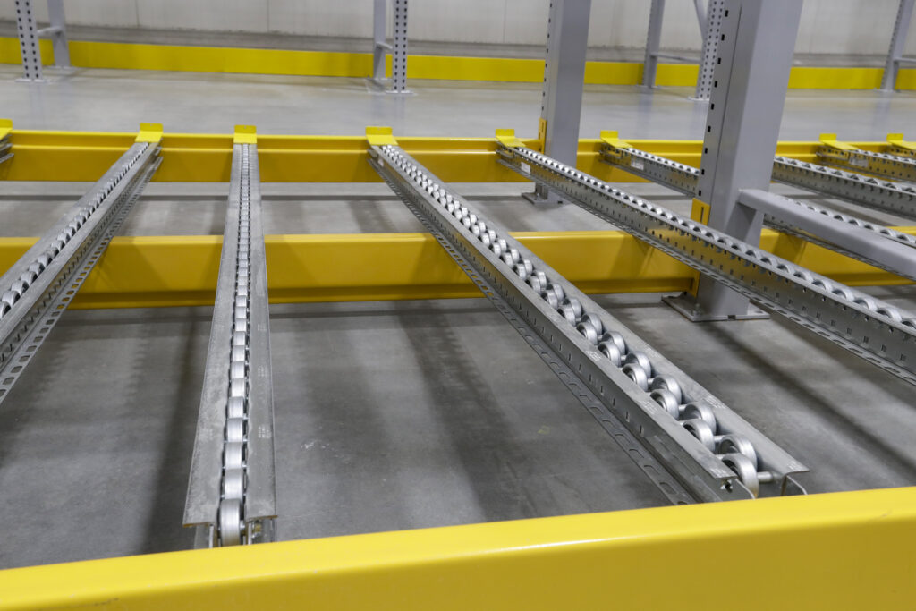 Skate Wheel Pallet Flow