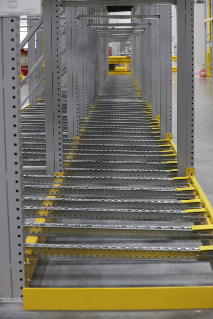 Skate Wheel Pallet Flow