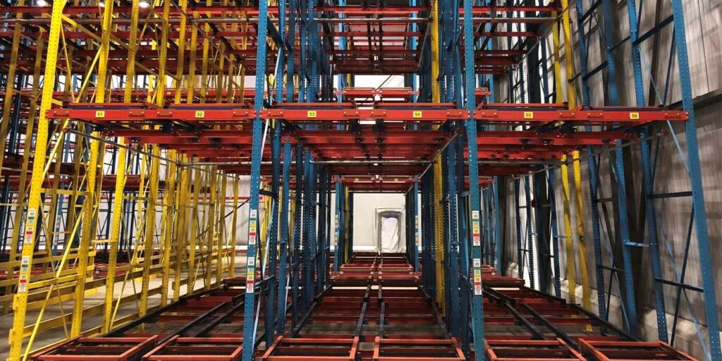 Push-Back Pallet Racking - Apex Companies