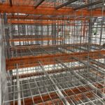 Back-to-Back Rack with Wire Deck & Dividers Apex Companies
