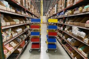 Finished Widening of Shelf Bin Aisles - Apex Companies