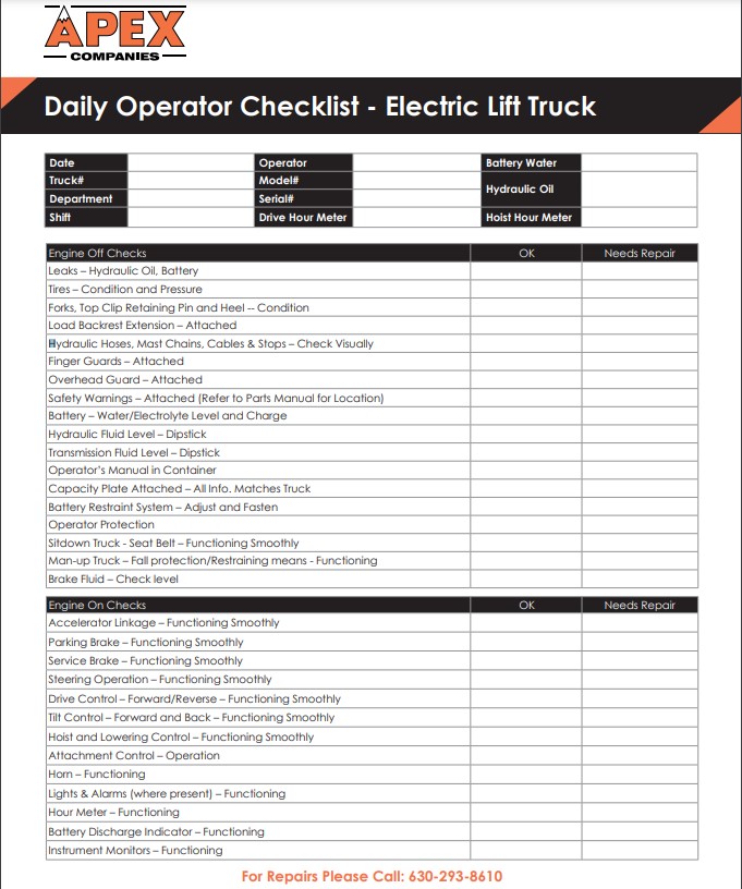 Combat inventory shrinkage with daily operator checklists - Apex Warehouse Systems