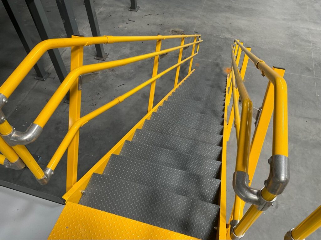 Mezzanine Staircase - Apex Warehouse Systems