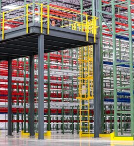 Vertical Cage Ladder - Apex Warehouse Systems