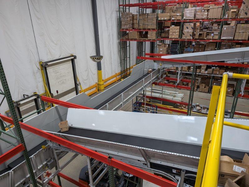 ECR Catches Empty Cartons Discarded Via Trash Shoots Empty Carton Flows to Baler | Apex Companies