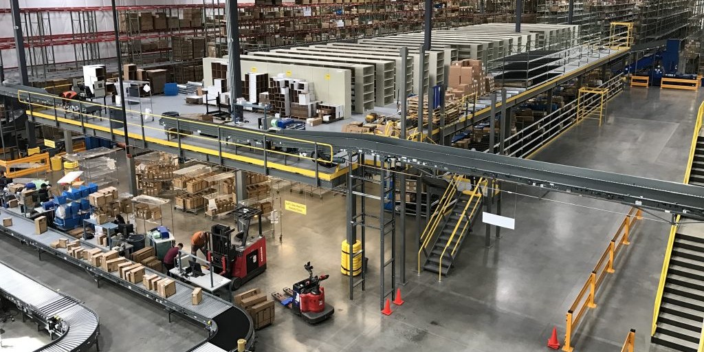 Warehouse storage solutions for retail distribution – pallet racking and shelving systems