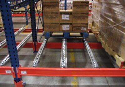 Skate Wheel Pallet Flow | Apex Companies