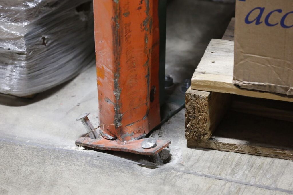 Damaged Post & Footplate | Apex Companies