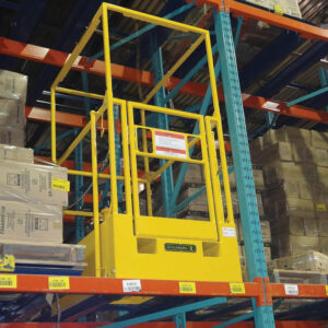 Pallet rack maintenance cart | Apex Companies