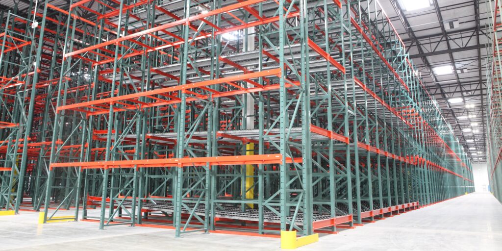 Deep Lane Pallet Flow Rack | Apex Companies